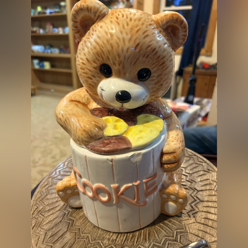 Adorable Bear Cookie Jar